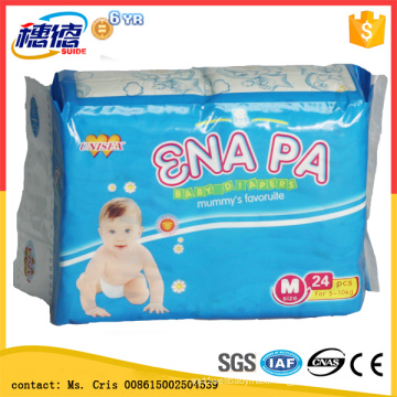 Wholesale ISO and CE Proved Private Label Economic Cotton Baby Diaper Manufacturers in China